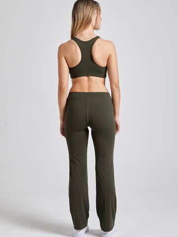 Wide Leg Pantalon de sport 'Jazzpants Regular' SPORTKIND en vert
