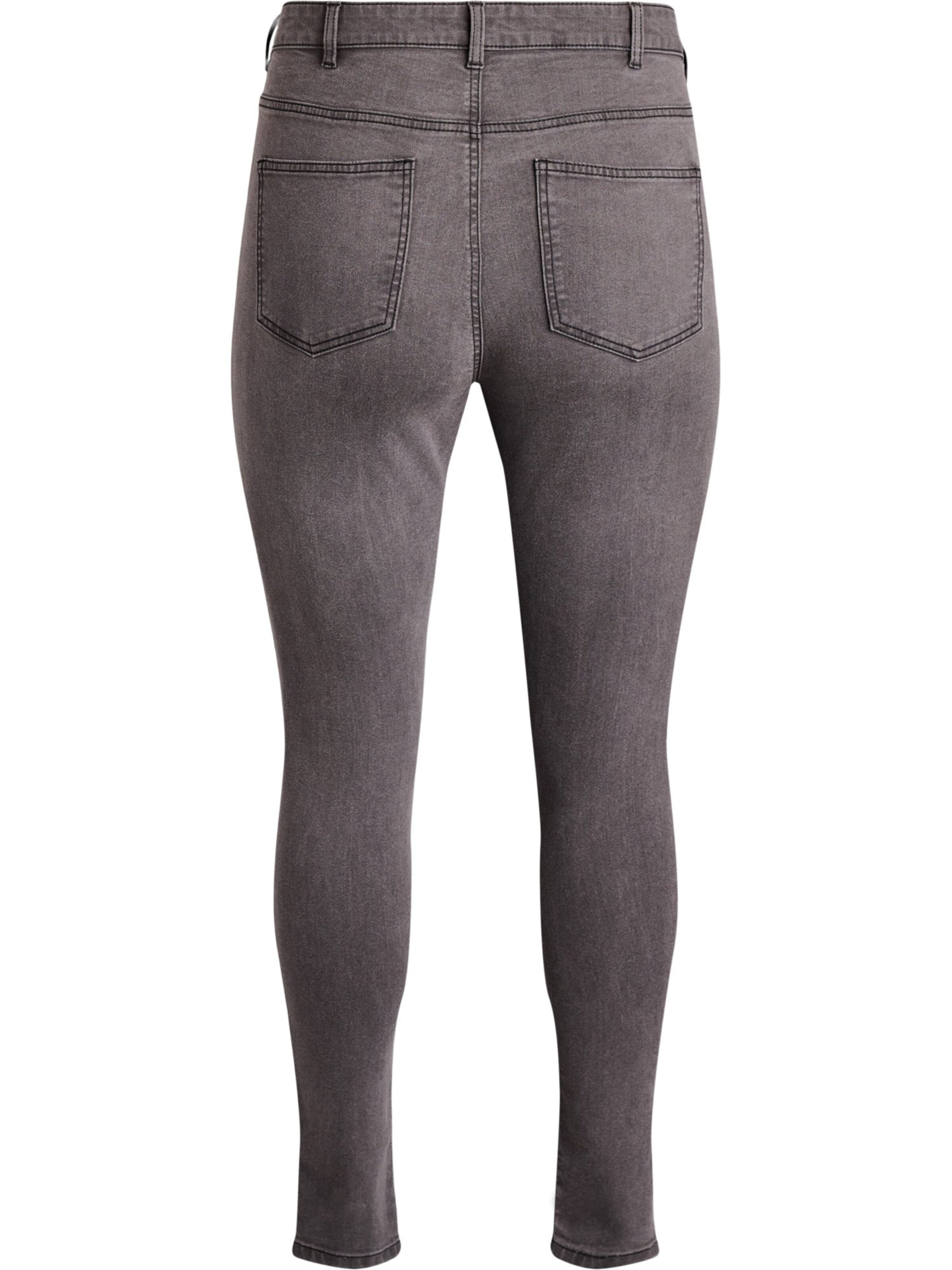 Zizzi Skinny Džíny 'Amy' – šedá