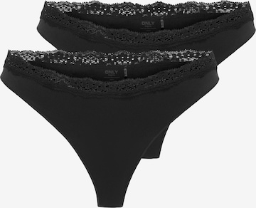 ONLY String 'ONLVICKY' in Black: front