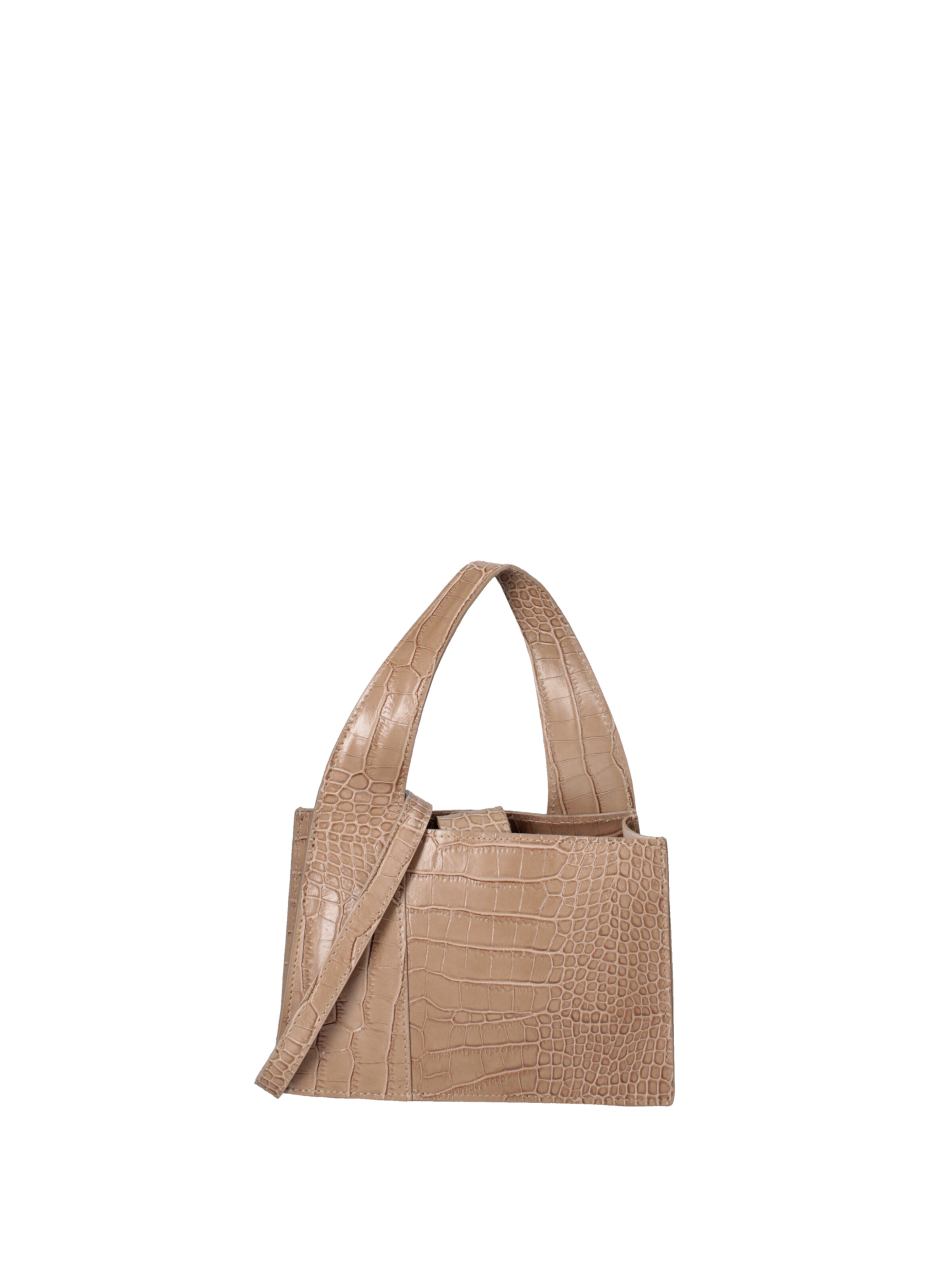 Borsa a mano di Roberta Rossi in beige: frontale