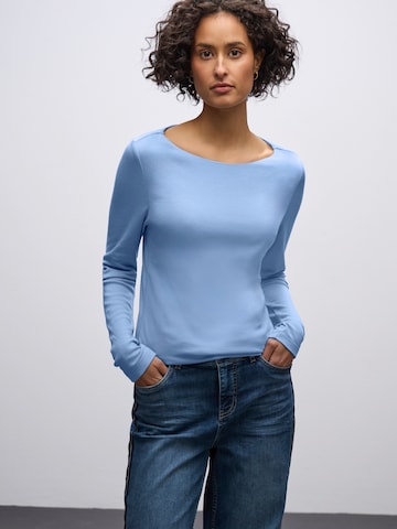 STREET ONE Shirt 'New Lanea' in Blau: Vorderseite