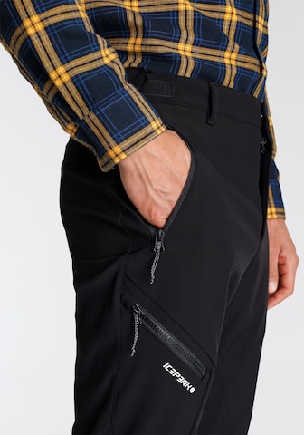 ICEPEAK Regular Outdoorhose in Schwarz