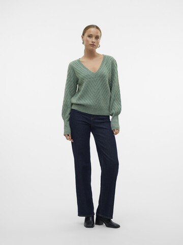 VERO MODA Trui 'STINNA' in Groen