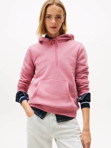 Tommy Jeans Μπλούζα φούτερ σε ροζ: μπροστά