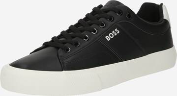 BOSS Sneakers laag 'Aiden' in Zwart: voorkant