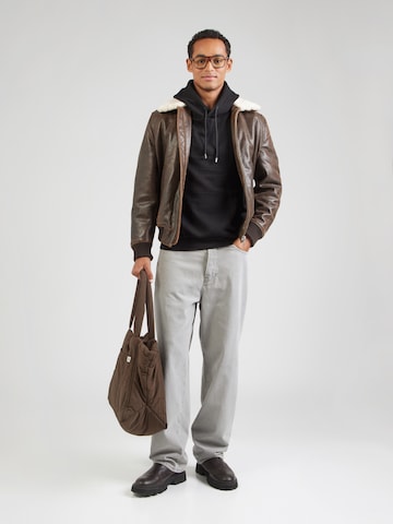 INDICODE JEANS Μπλούζα φούτερ 'Huntsville' σε μαύρο