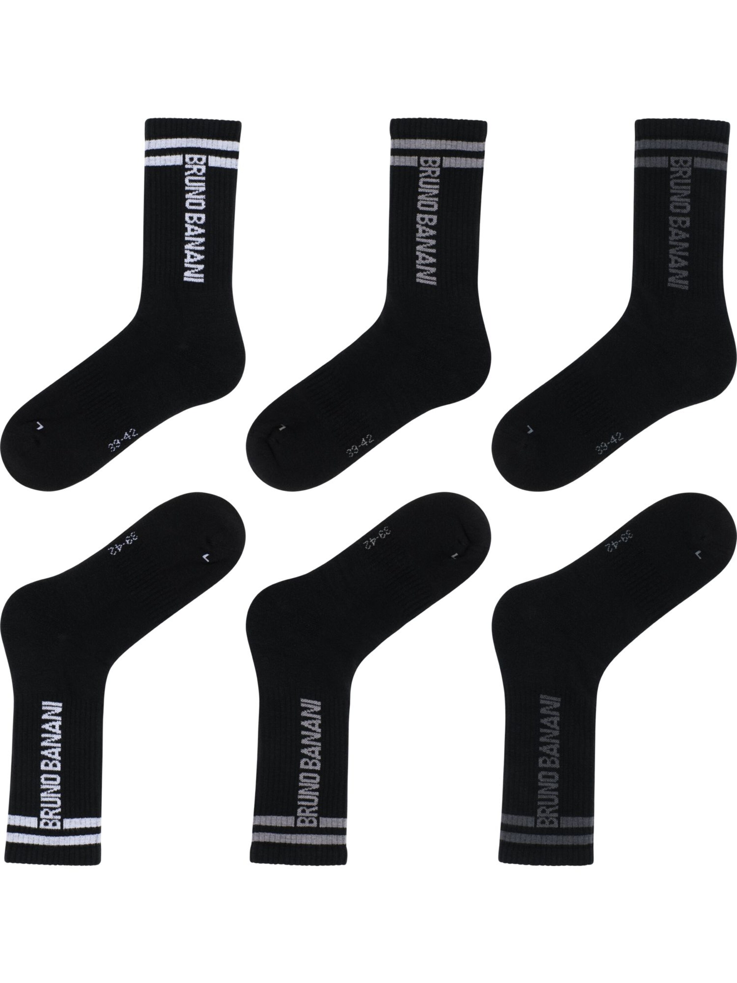 Bruno Banani Socken ' GALLAGHER ' in Schwarz