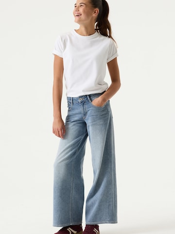 GARCIA Wide leg Jeans i blå: framsida