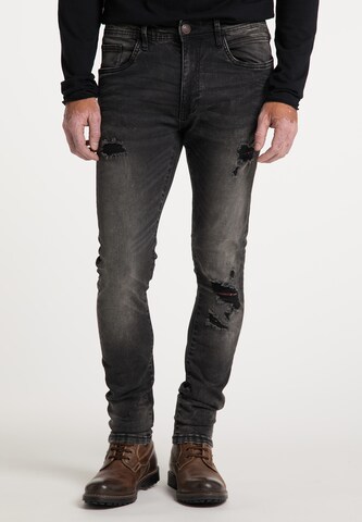 DreiMaster Vintage Slim fit Jeans in Black: front