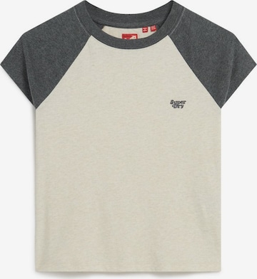 Superdry Shirt 'Essential' in Beige: voorkant