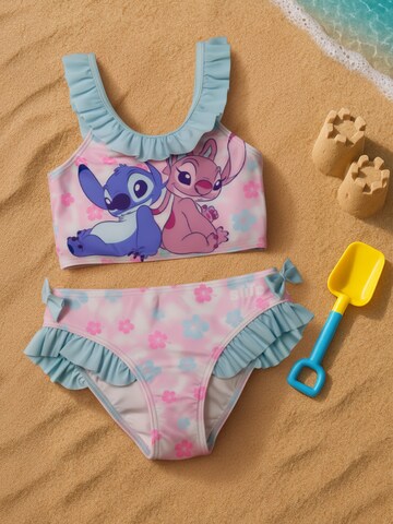 Disney Lilo & Stitch Bralette Bikini in Pink