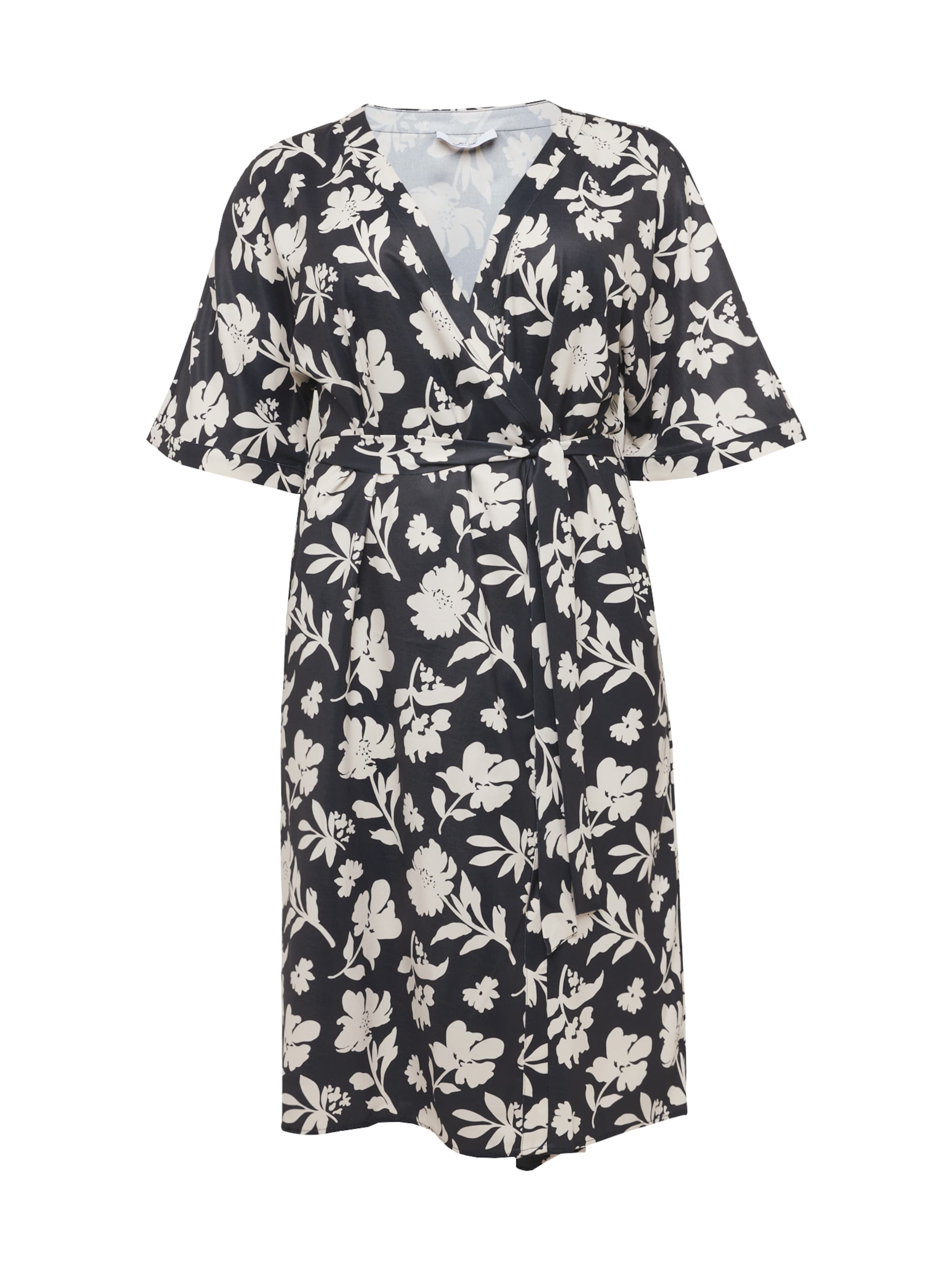 Rochie 'Delphine' de la ABOUT YOU Curvy pe negru: față