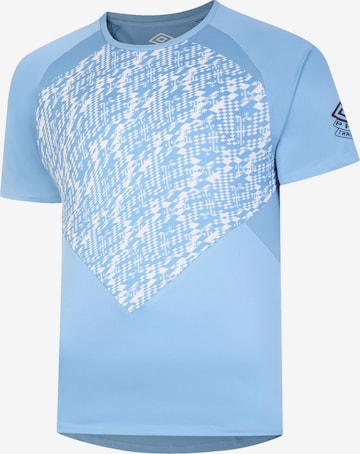 T-Shirt fonctionnel UMBRO en bleu : devant