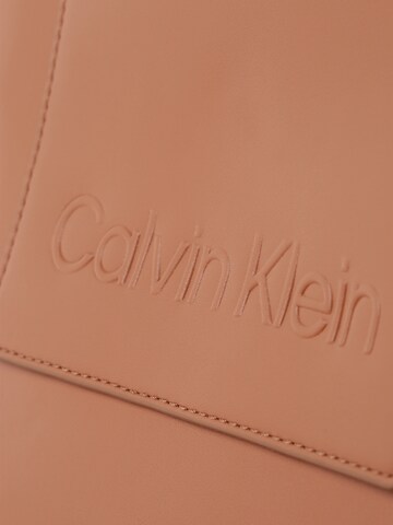 Cabas Calvin Klein en marron