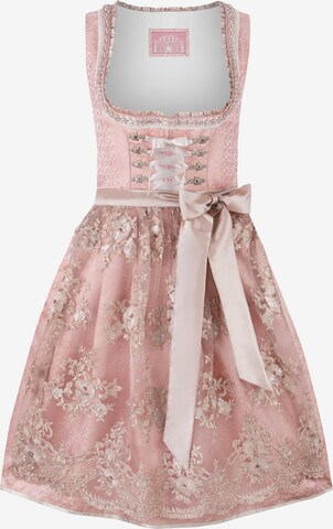 STOCKERPOINT Dirndl 'Bonny' in Roze: voorkant