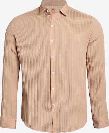 Campus SutraRegular Fit Košulja 'Tillie' - bež boja: prednji dio