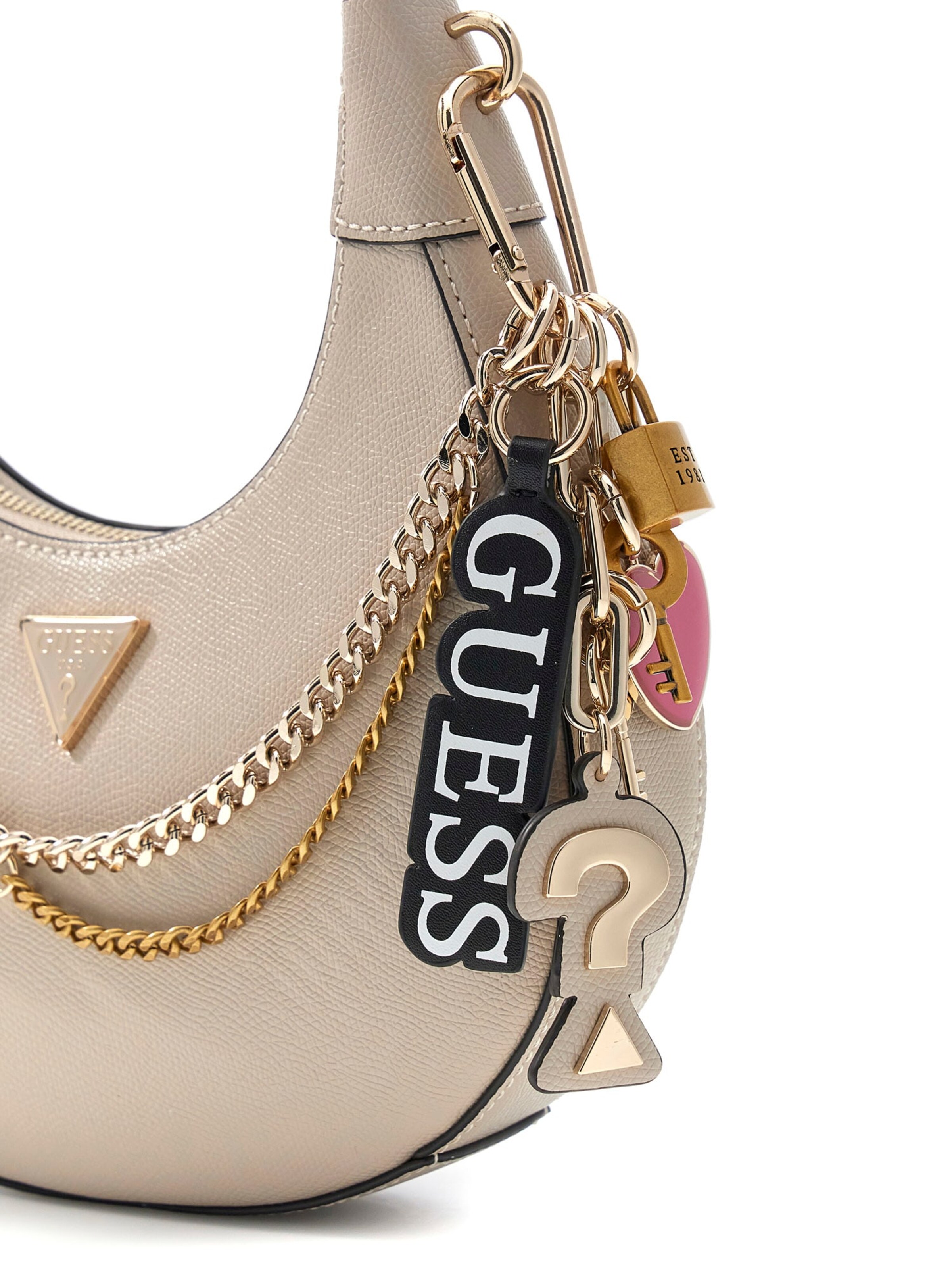 GUESS Shoulder Bag 'DAVINA' in Grey