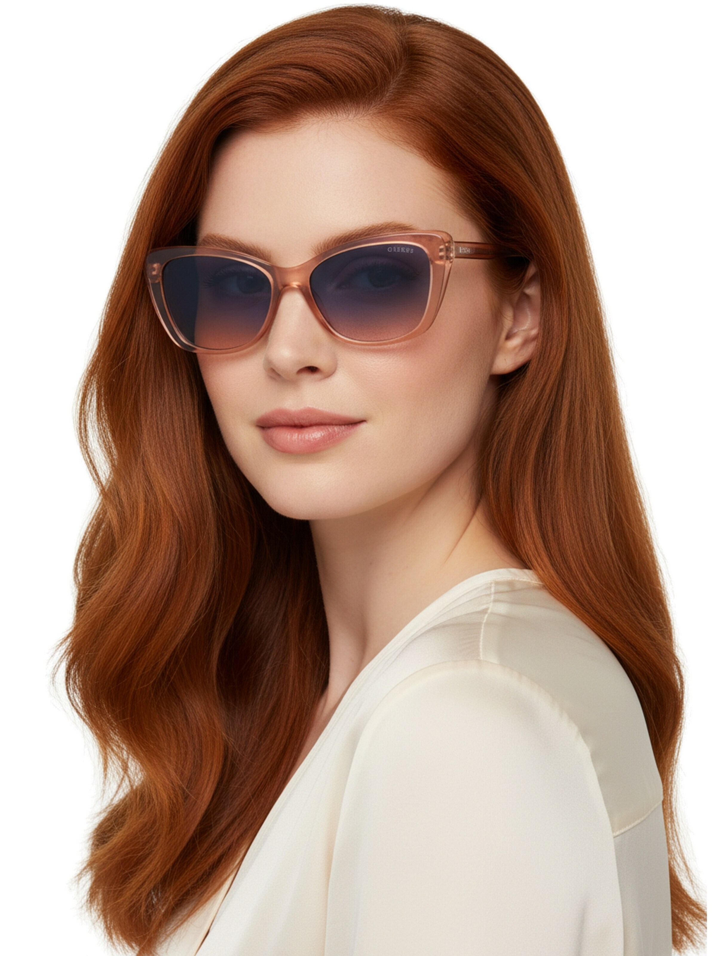 GUESS Γυαλιά ηλίου 'Sonnenbrille' σε ροζ: μπροστά