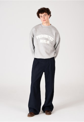 Prohibited Sweatshirt 'Berlin' in Grau