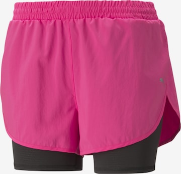 PUMA Regular Workout Pants 'Run Favourite' in Pink: front