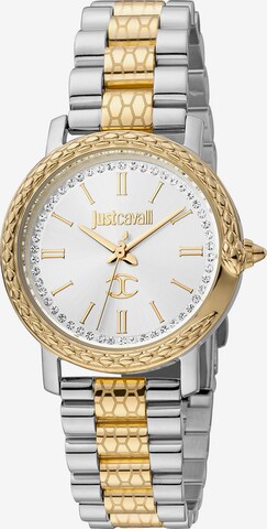 Just Cavalli Analoguhr in Gold: predná strana