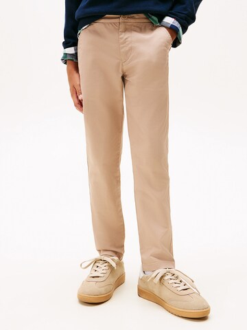 TOMMY HILFIGER Regular Trousers '1985 Collection' in Beige: front