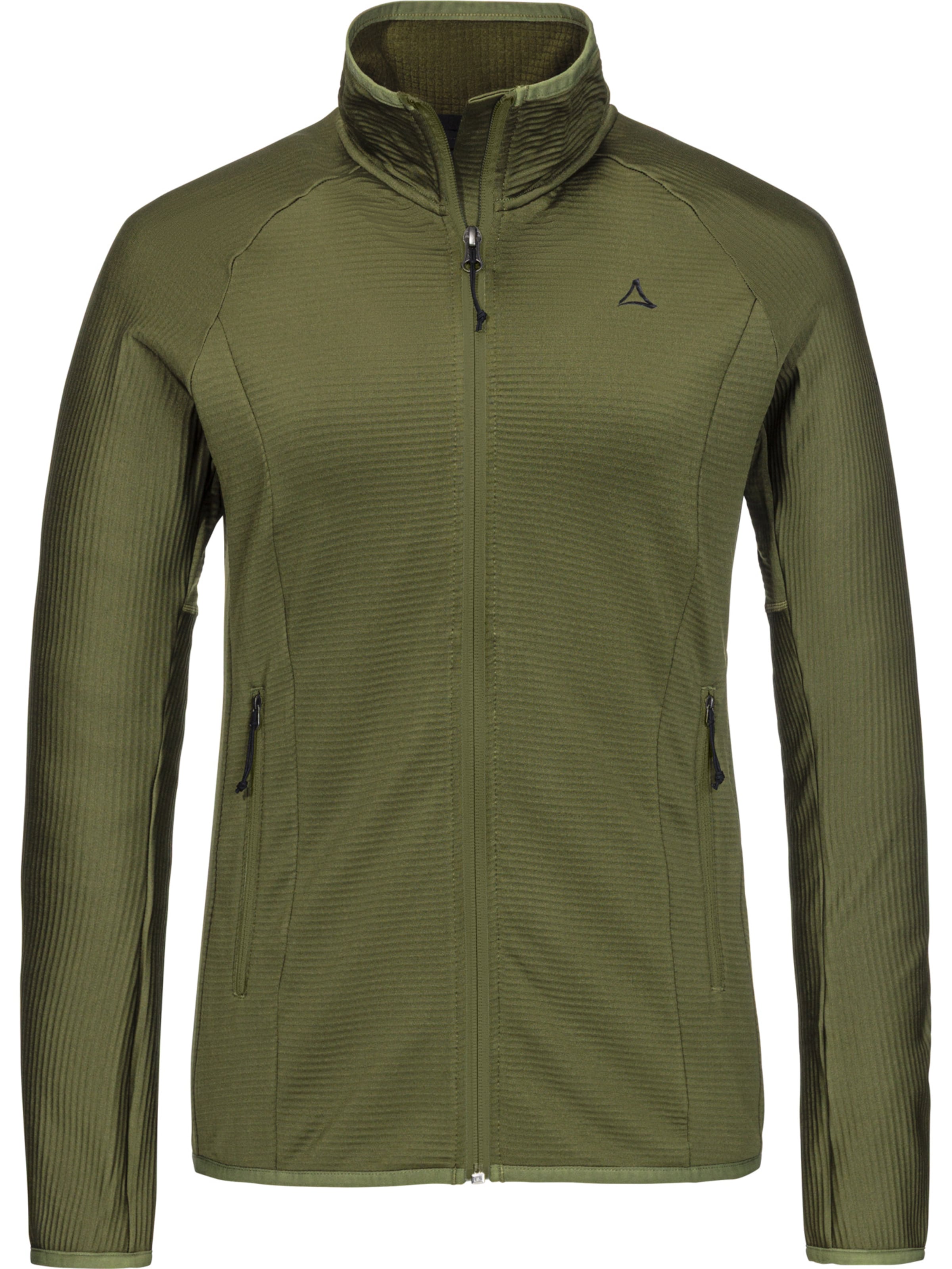 Schöffel Functionele fleece jas 'Cascata' in Groen: voorkant