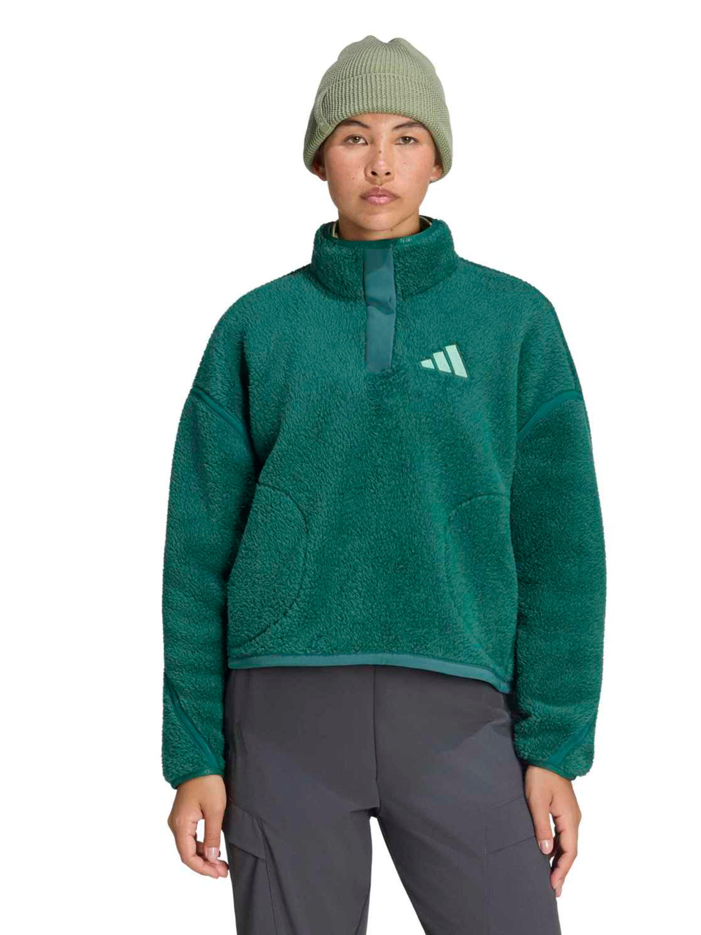 ADIDAS TERREX Sportovní svetr 'ESS' – zelená: přední strana