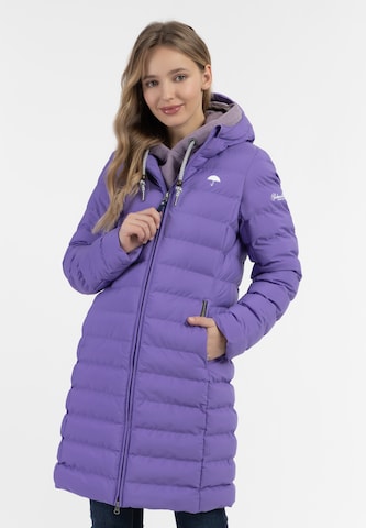 Schmuddelwedda Winter coat 'Halee' in Purple: front