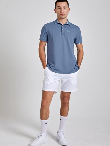 SPORTKIND Performance shirt 'Polo' in Blue: front