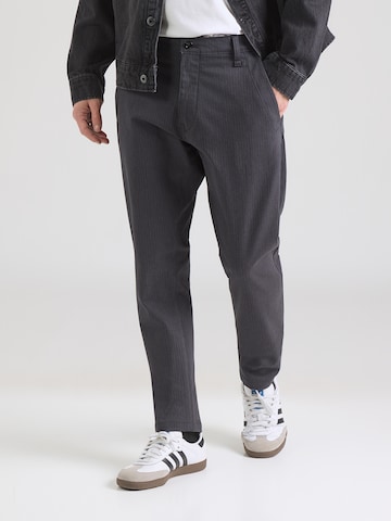 Coupe slim Pantalon chino 'Bronson 3.0' G-STAR en noir : devant