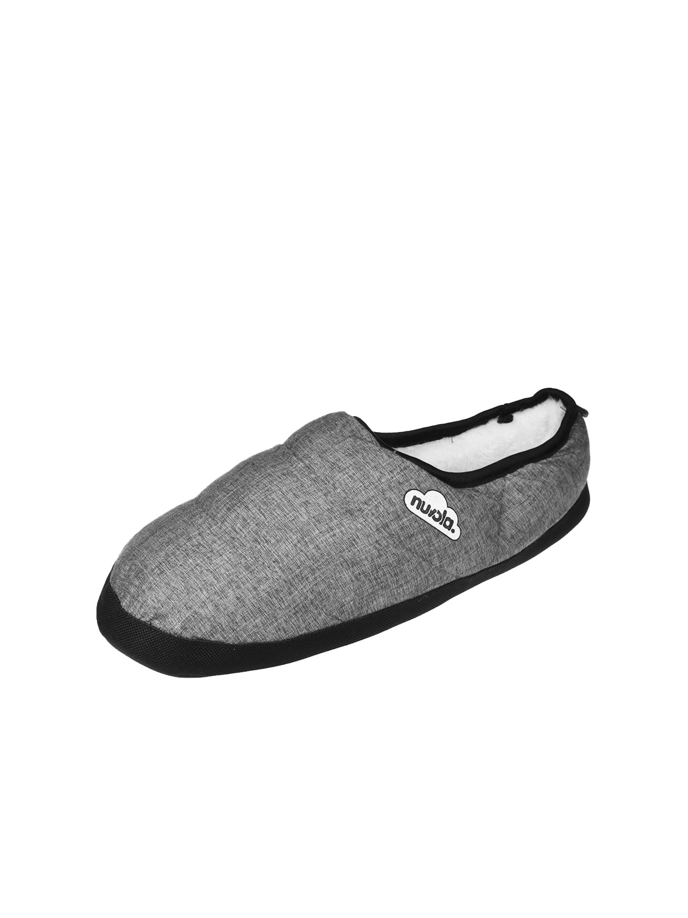 Nuvola. - Pantufa 'Marbled Chill' em cinzento: frente