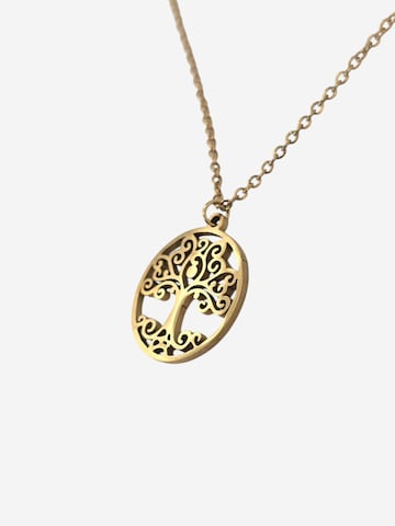 Lakris Jewelry Kæde 'TREE OF LIFE' i guld