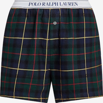Pantalon de pyjama ' Cozy Flannel ' Polo Ralph Lauren en bleu : devant