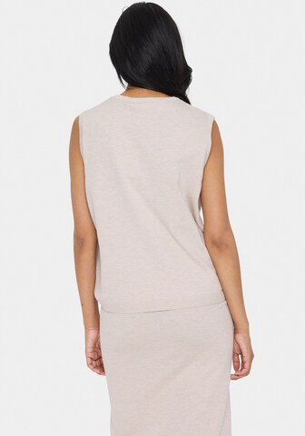 SAINT TROPEZ Pullover 'Mila' in Beige