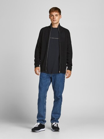 juoda JACK & JONES Kardiganas