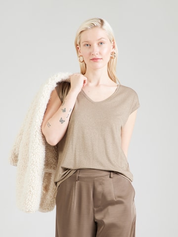 PIECES Μπλουζάκι 'Billo' σε γκρι: μπροστά