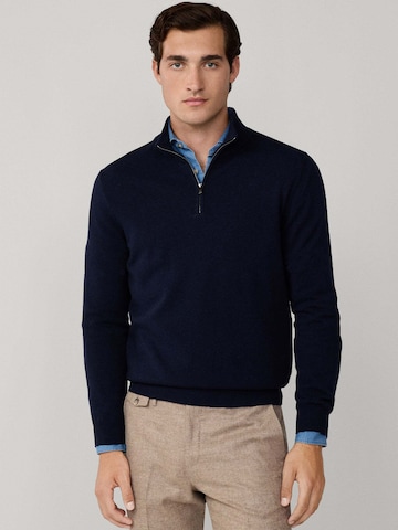 Pull-over Hackett London en bleu : devant