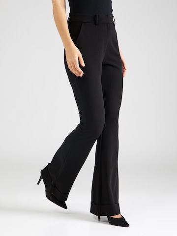 Guido Maria Kretschmer Women Flared Trousers 'Theres' in Black: front