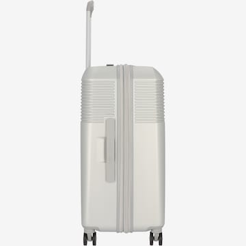 Hedgren Lineo Stripe M 4-Rollen Trolley 66 cm in Silber