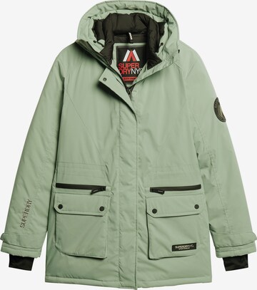 Parka mi-saison 'City' Superdry en vert : devant