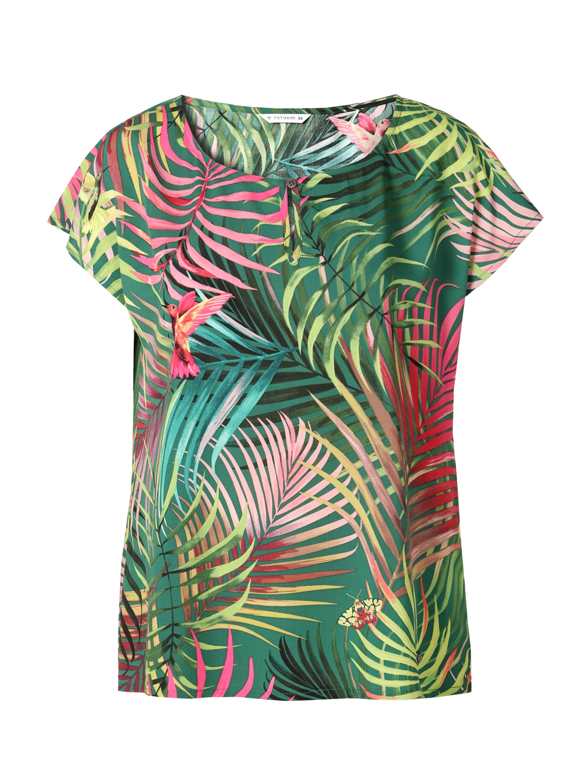 TATUUM Blouse 'Oweni 1' in Groen: voorkant