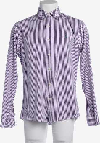 Polo Ralph Lauren Freizeithemd / Shirt / Polohemd langarm M in Lila: Vorderseite