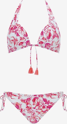 OLYMPIA Triangel Bikini in Weiß: Vorderseite