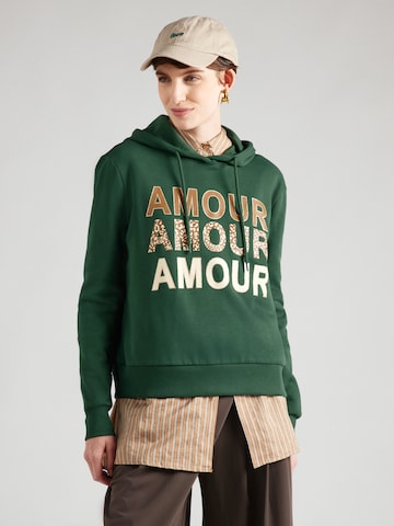 ONLY Sweatshirt 'ONLMAIA' in Green: front