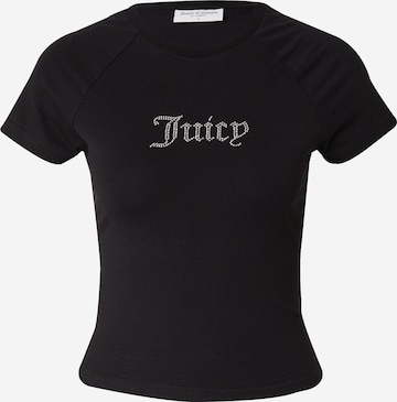 Juicy Couture T-shirt i svart: framsida