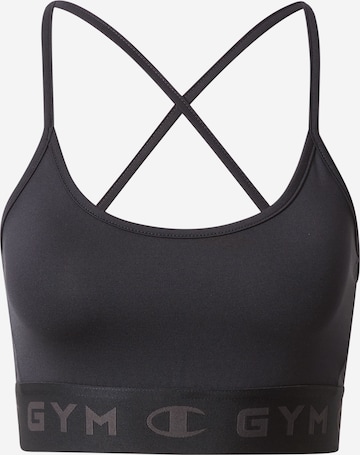 Champion Authentic Athletic Apparel Bralette Sports bra in Black: front