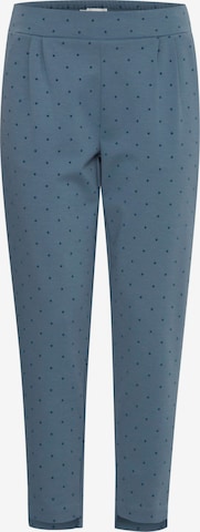 ICHI Pleat-front trousers 'IHKate' in Blue: front