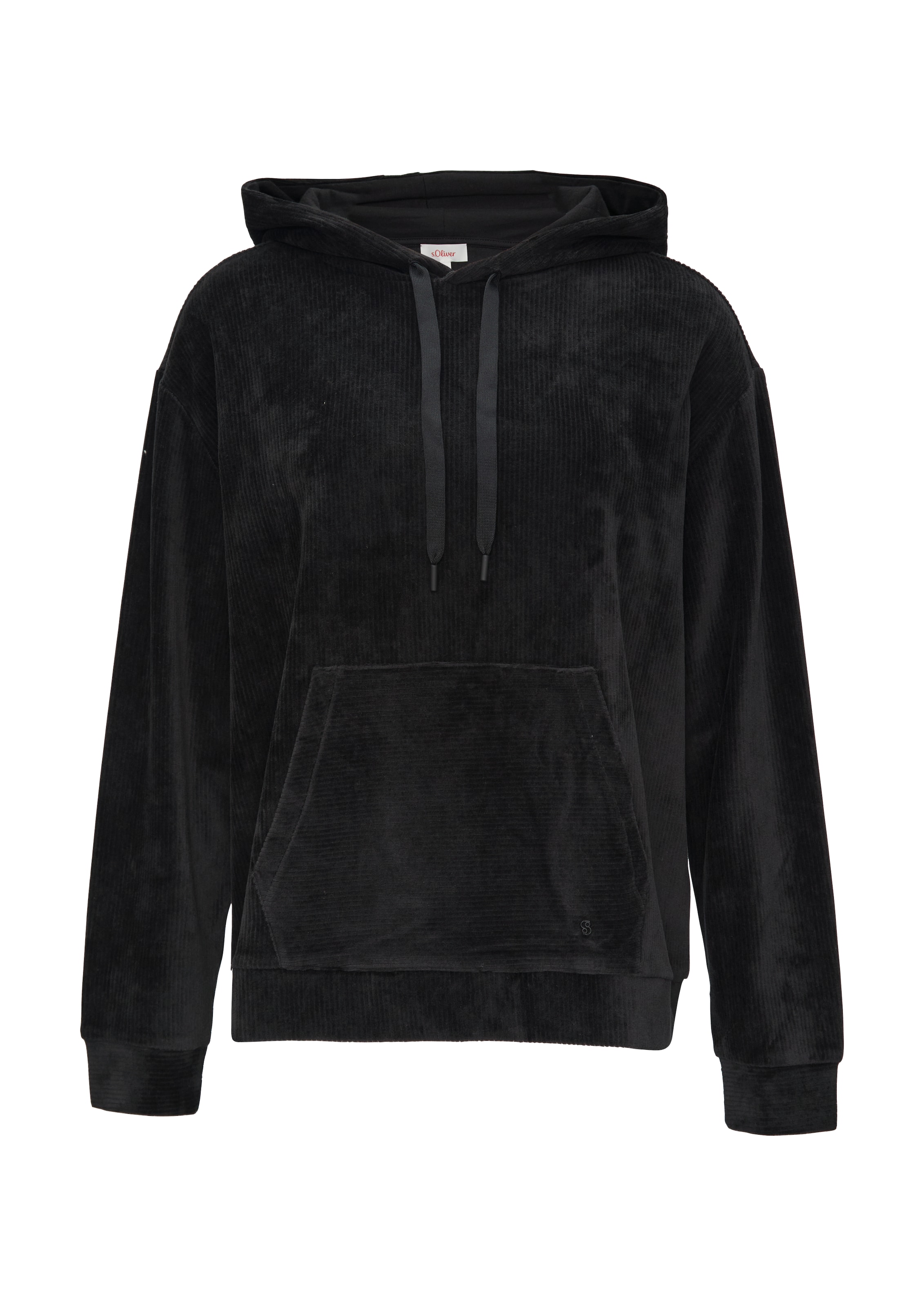 Sweat-shirt s.Oliver en noir : devant