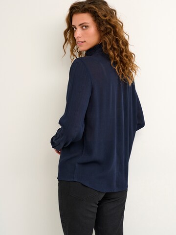 Camicia da donna 'Trine' di Kaffe in blu